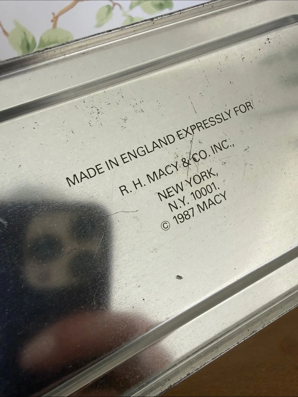 Vintage Macy's New York City Department Store Building Tin Box
